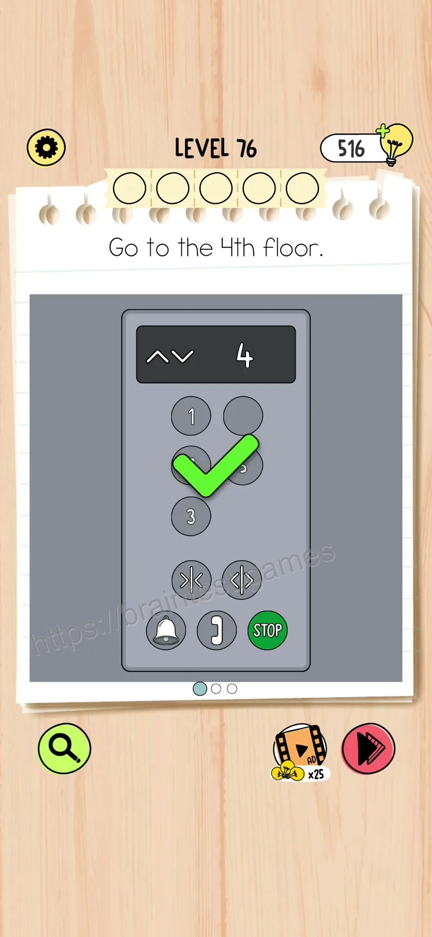 Brain Test 5 Level 76 Step 1 image 2