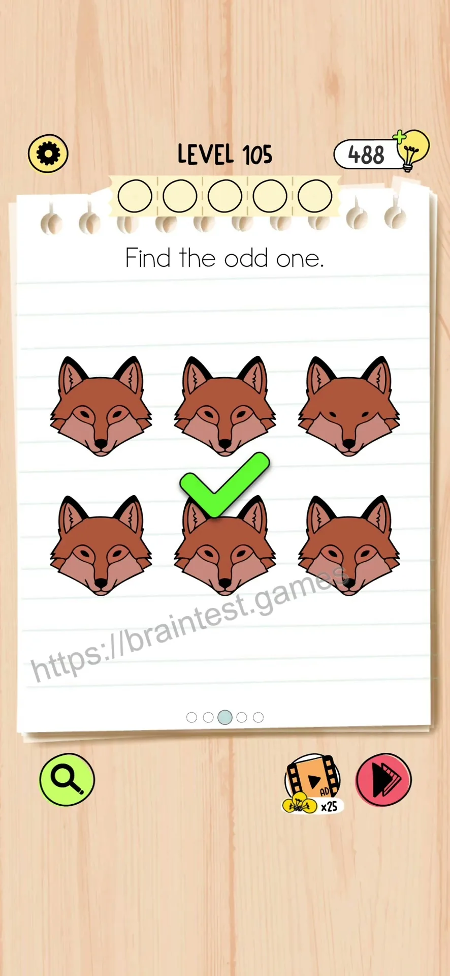 Brain Test 5 Level 105 Step 3 image 2