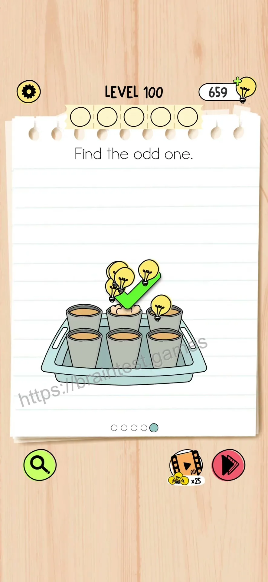 Brain Test 5 Level 100 Step 5 image 1