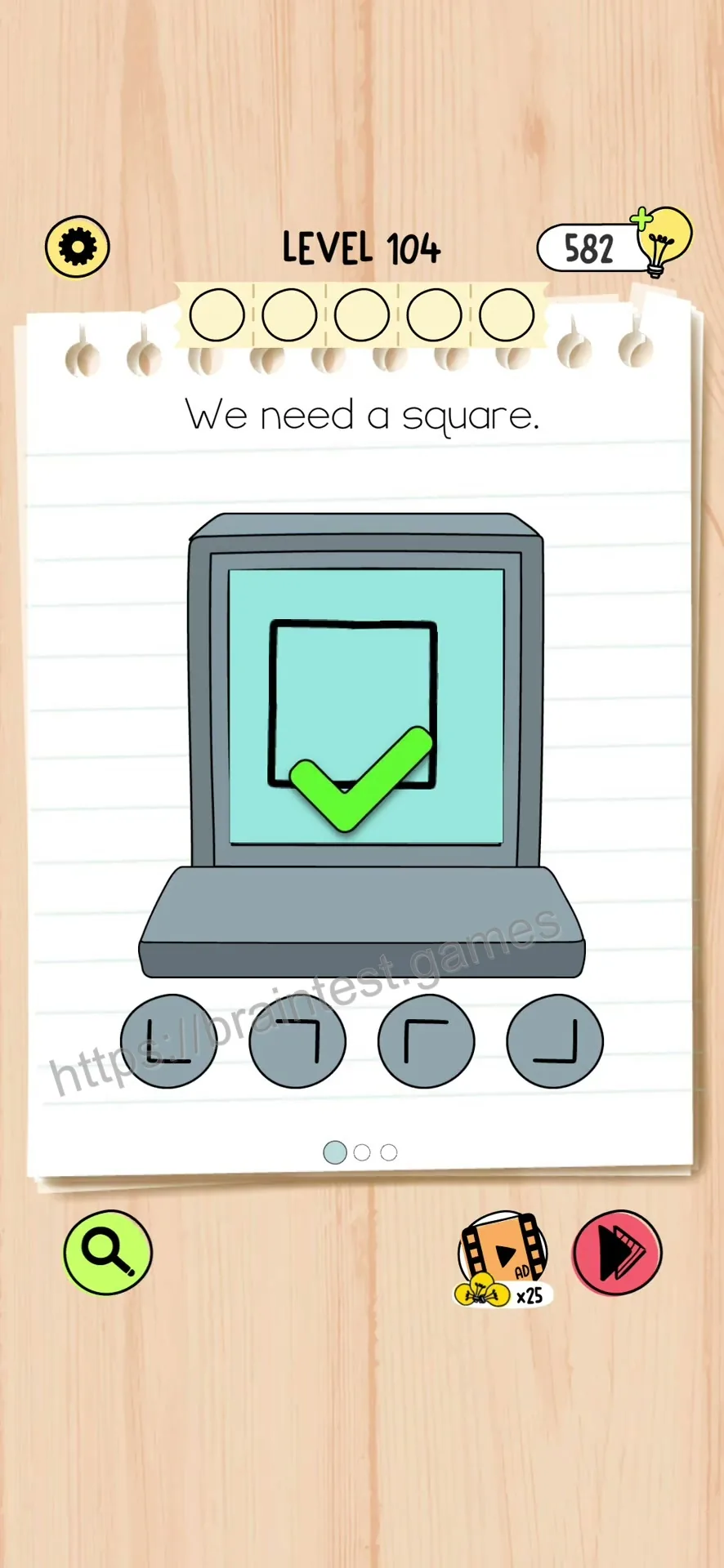 Brain Test 5 Level 104 Step 1 image 2