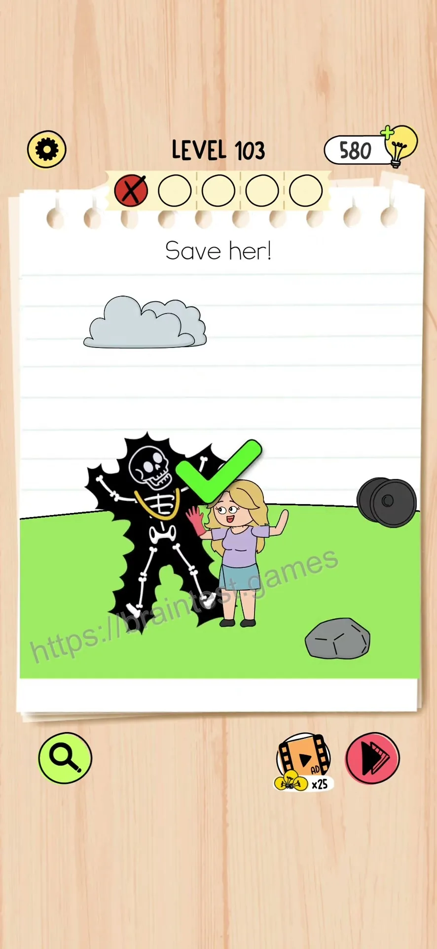 Brain Test 5 Level 103 Step 3 image 2