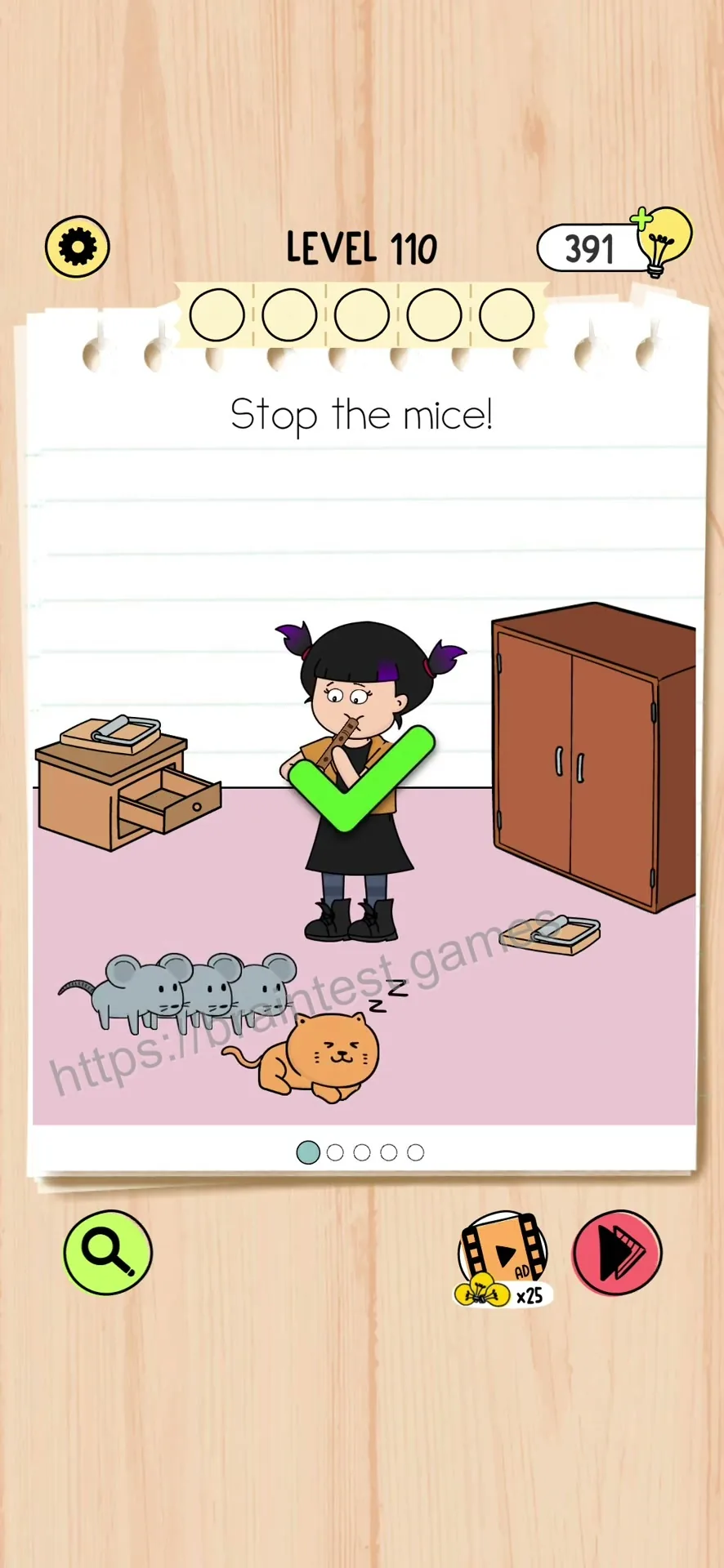 Brain Test 5 Level 110 Step 1 image 2