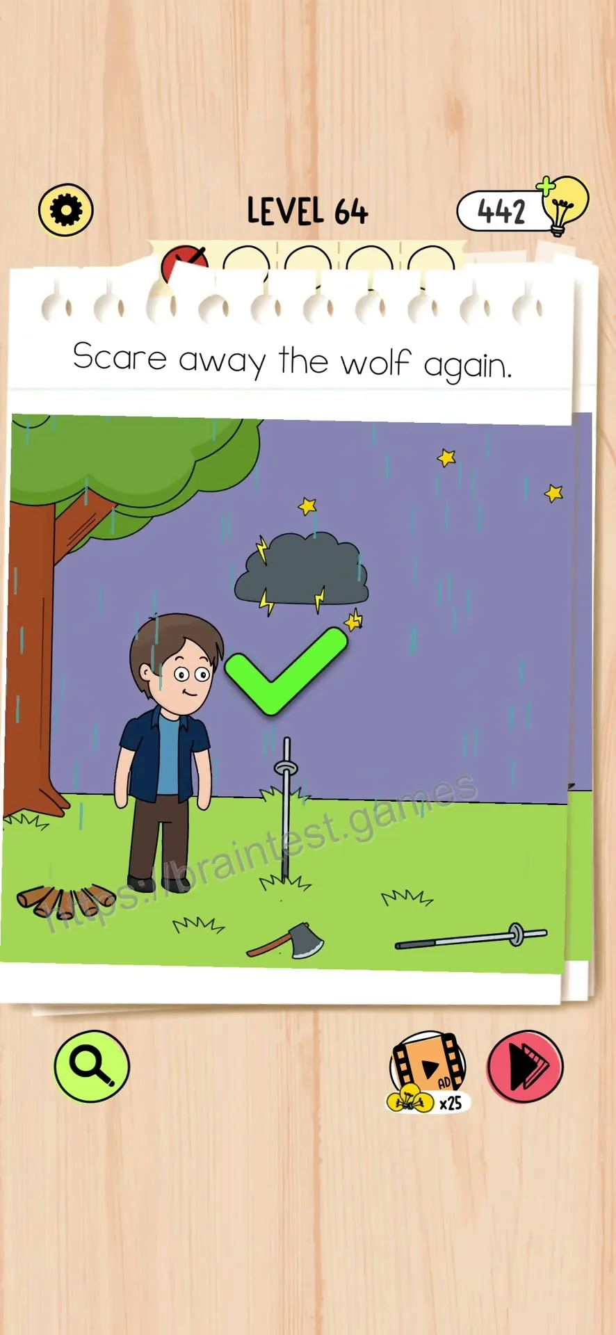 Brain Test 5 Level 64 Step 2 image 2