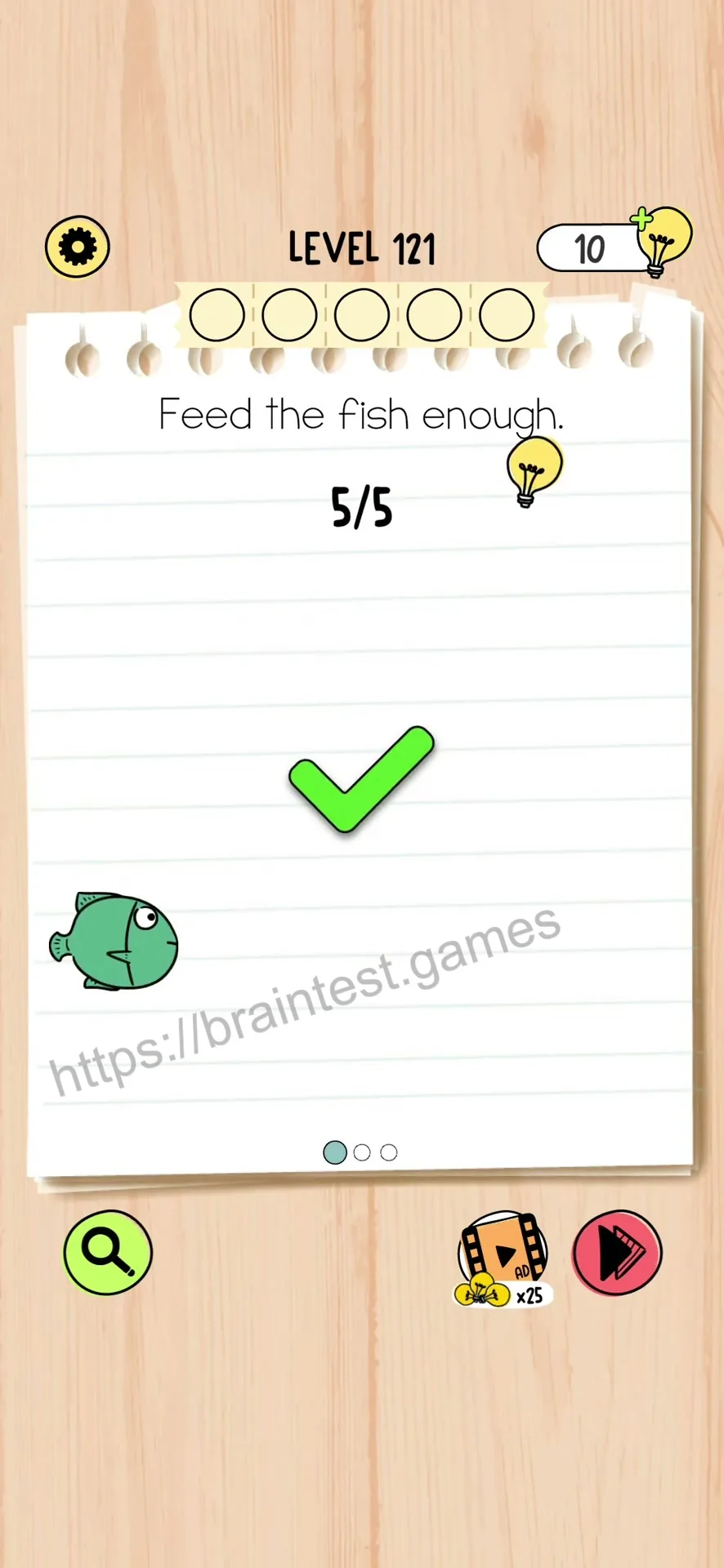 Brain Test 5 Level 121 Step 1 image 2