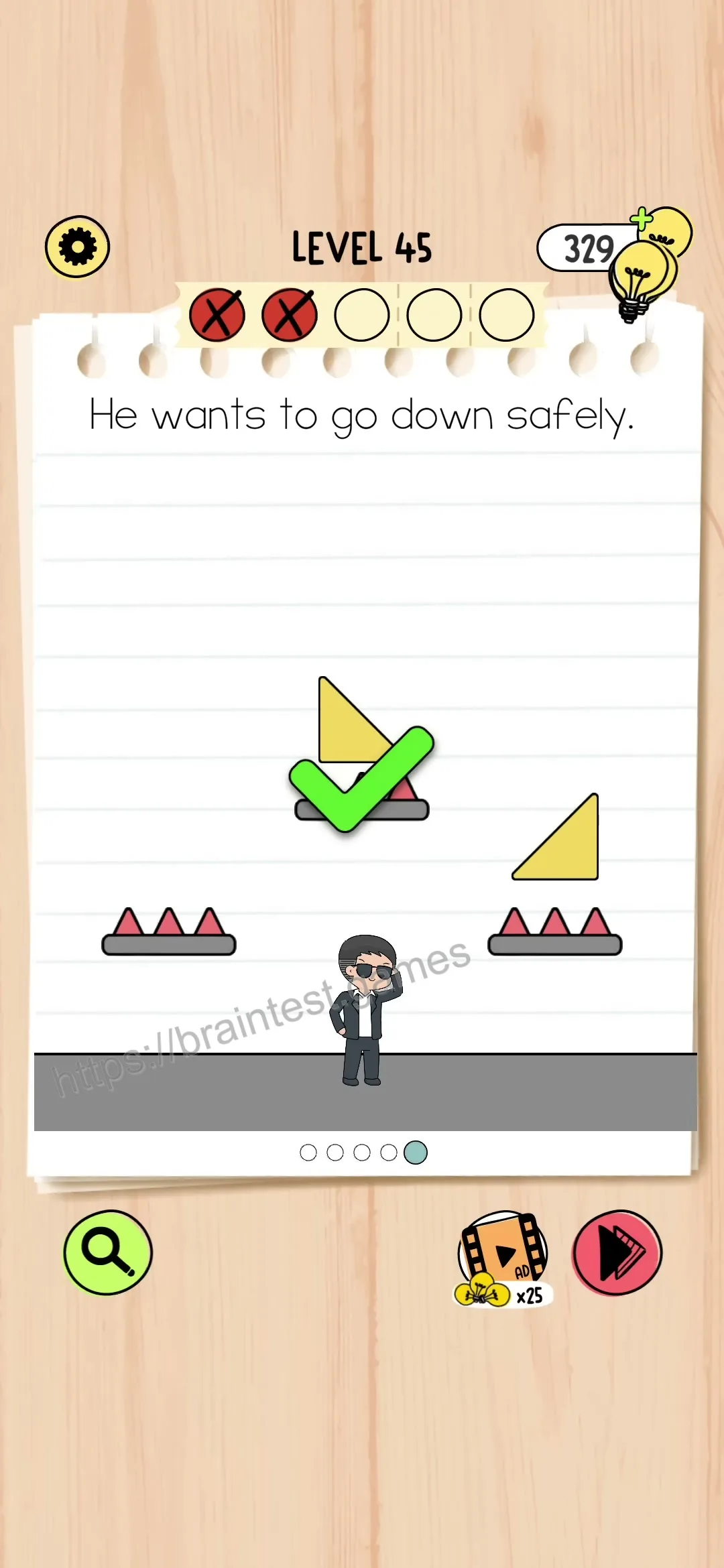 Brain Test 5 Level 45 Step 5 image 2