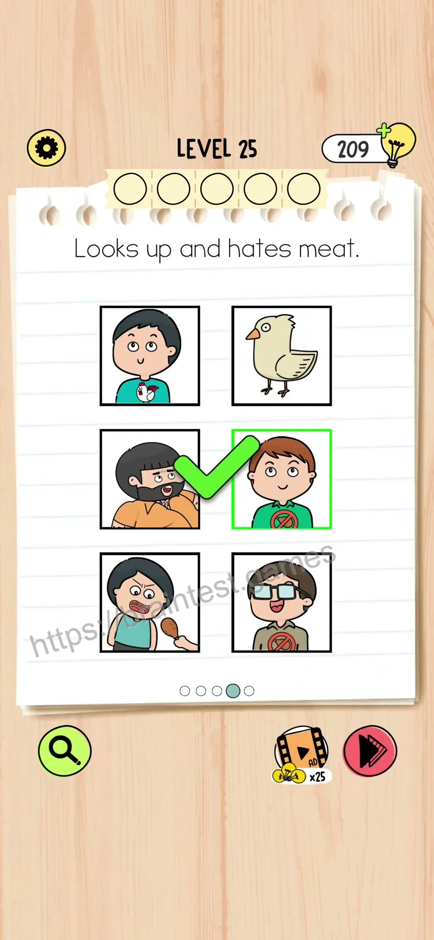 Brain Test 5 Level 25 Step 4 image 1