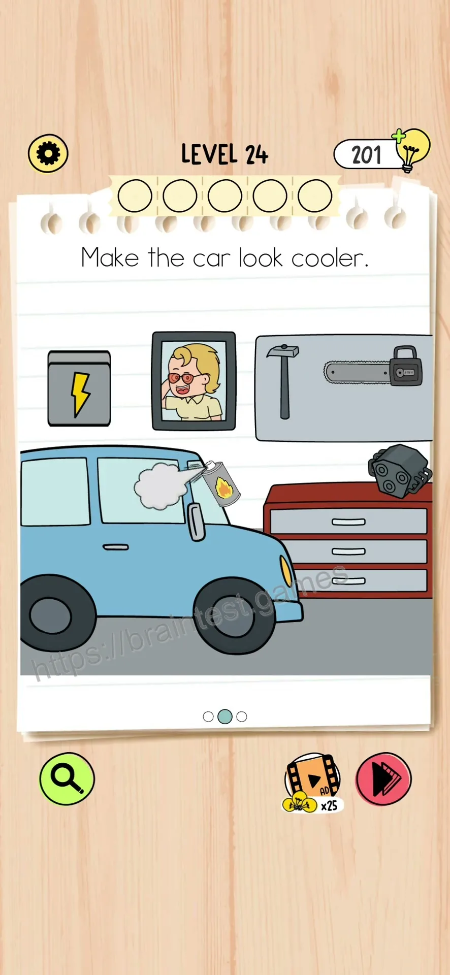 Brain Test 5 Level 24 Step 2 image 1