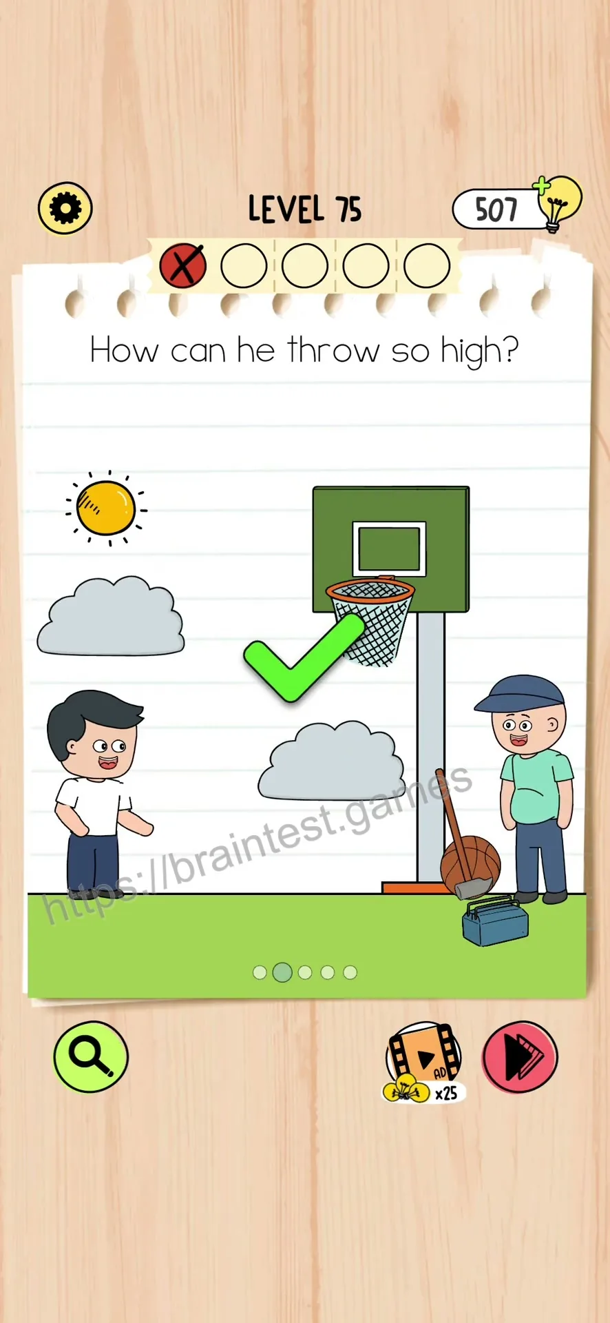 Brain Test 5 Level 75 Step 2 image 2