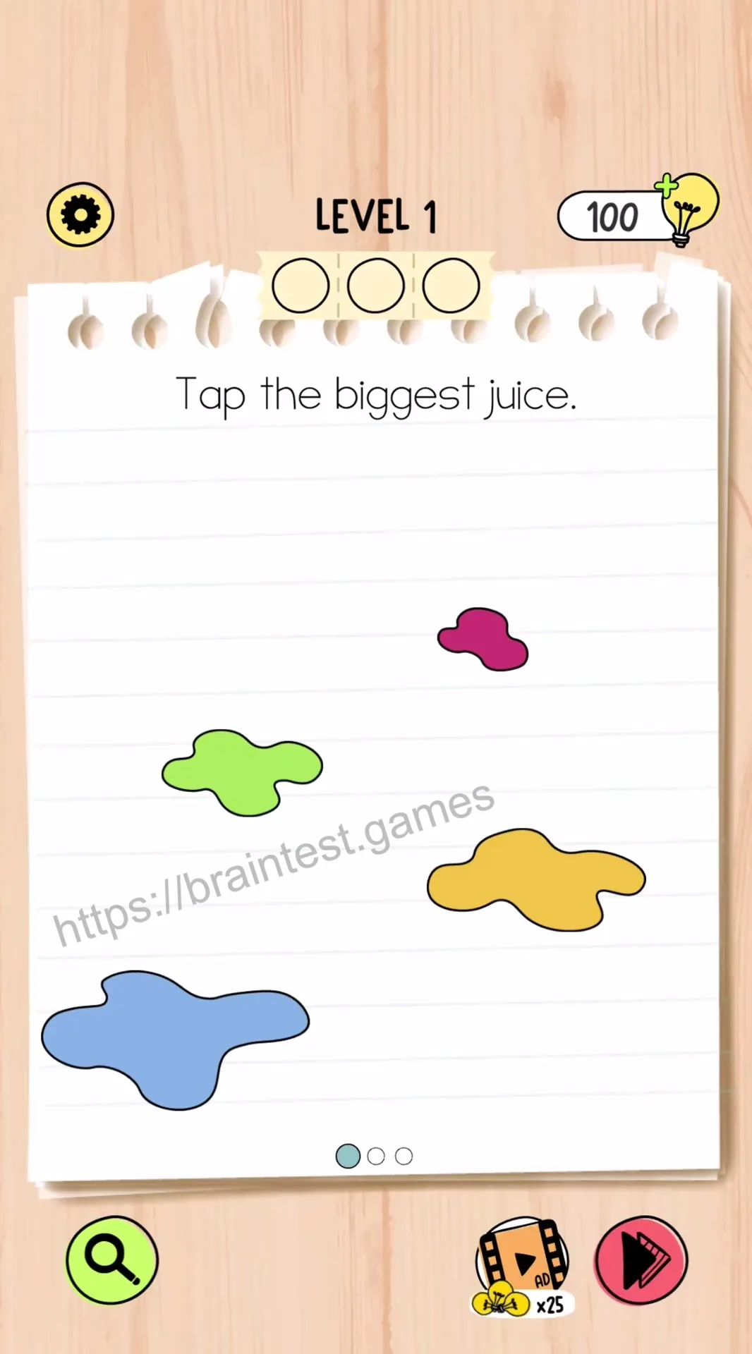 Brain Test Level 1