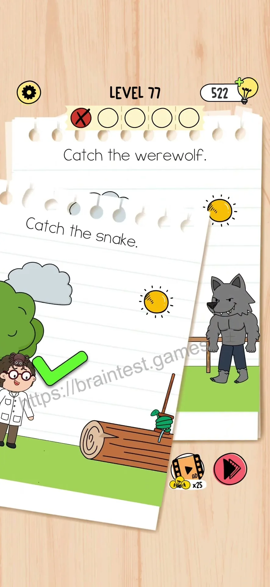 Brain Test 5 Level 77 Step 2 image 2