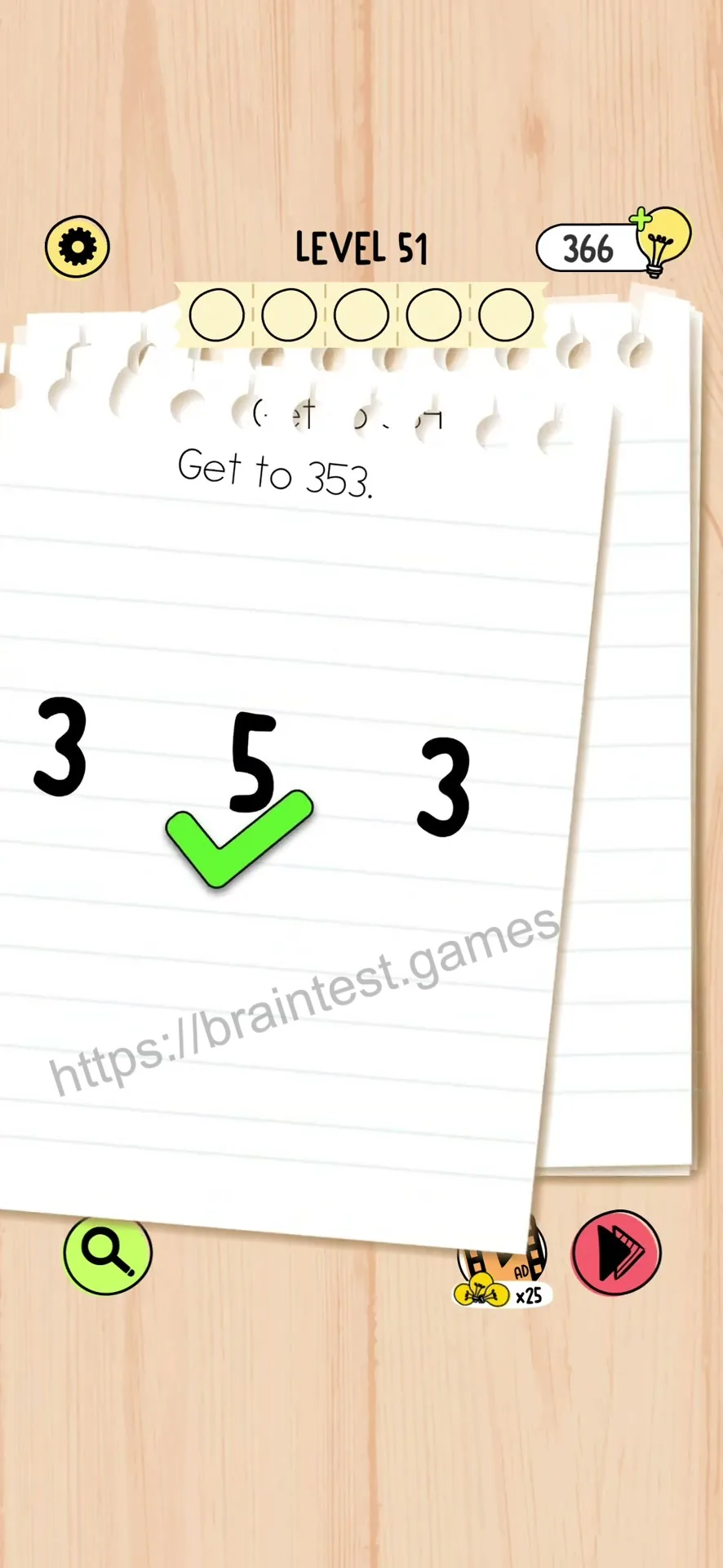 Brain Test 5 Level 51 Step 1 image 2