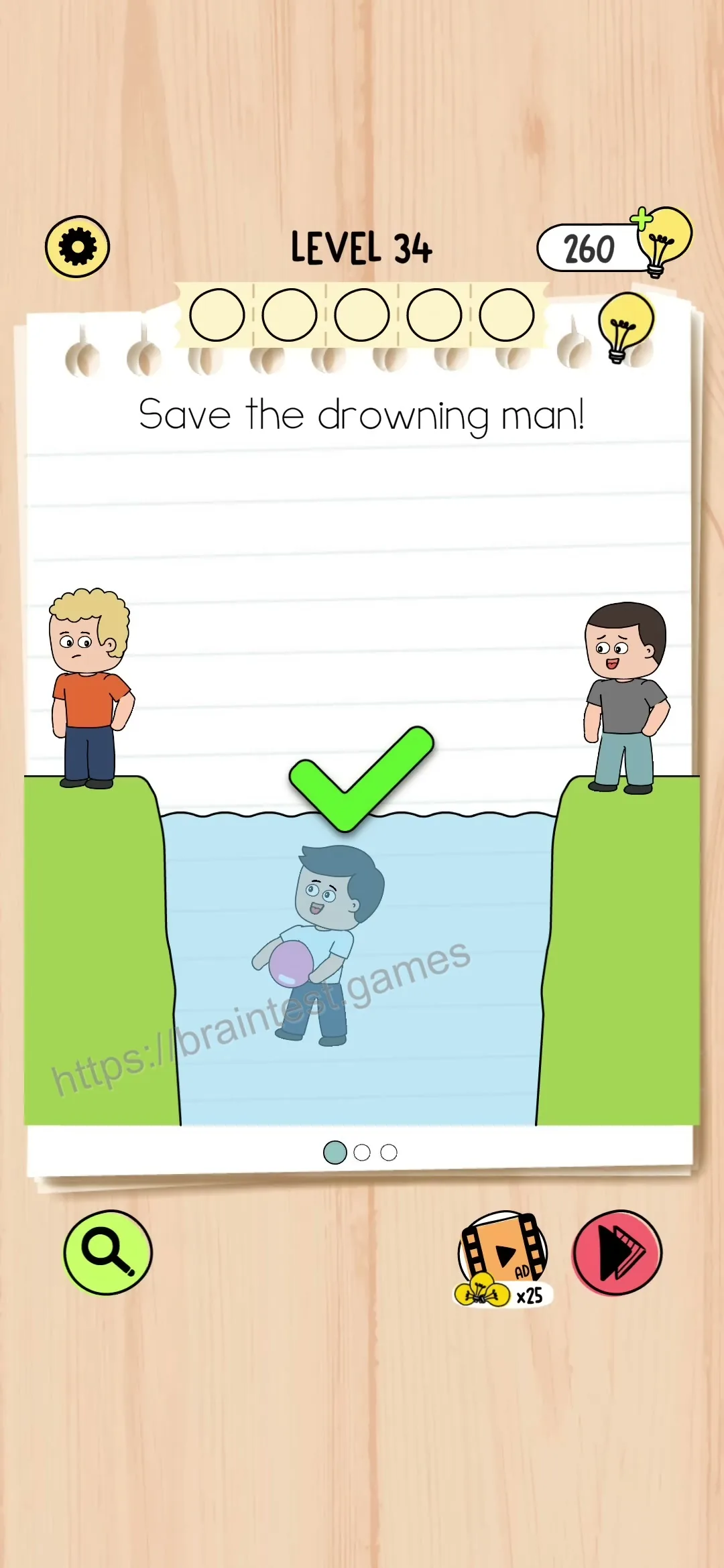 Brain Test 5 Level 34 Step 1 image 2