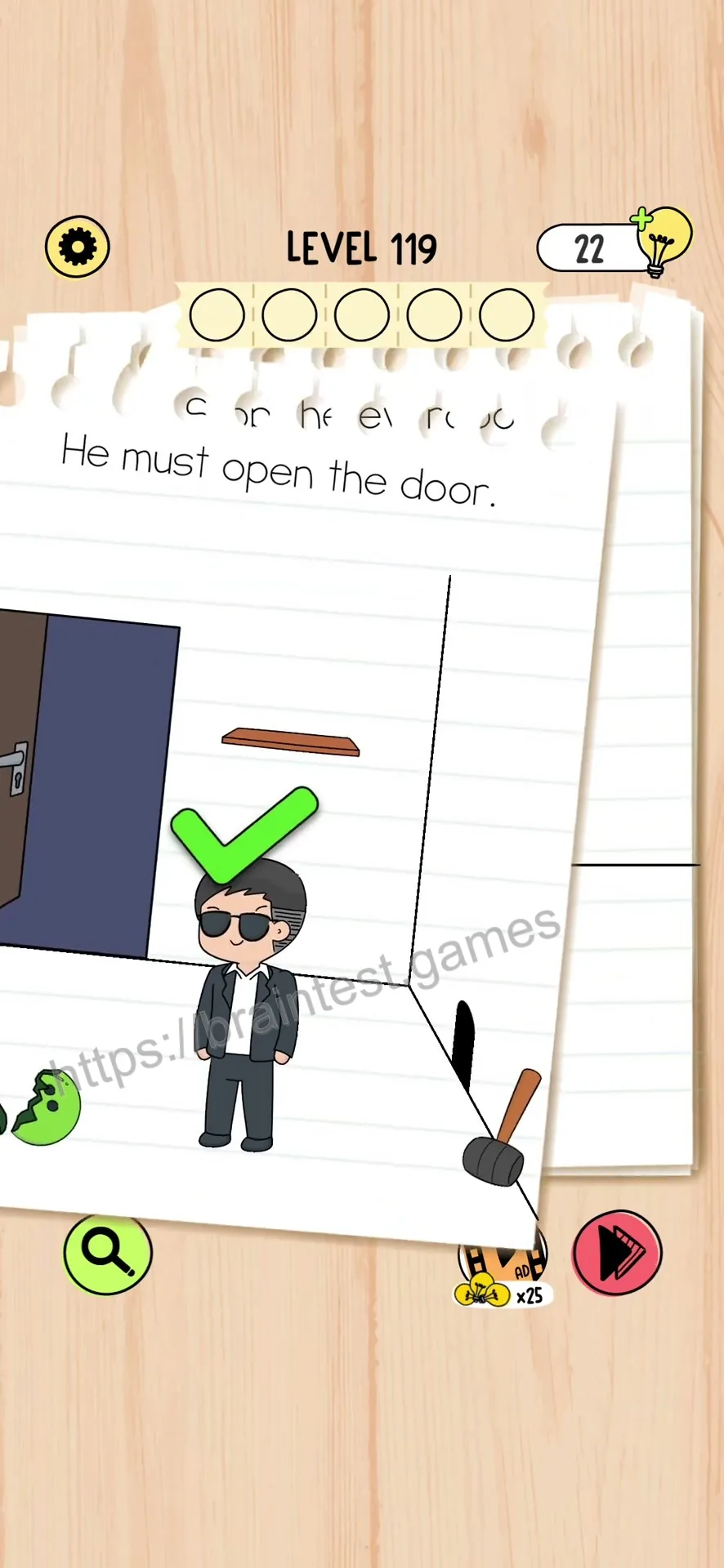 Brain Test 5 Level 119 Step 1 image 2