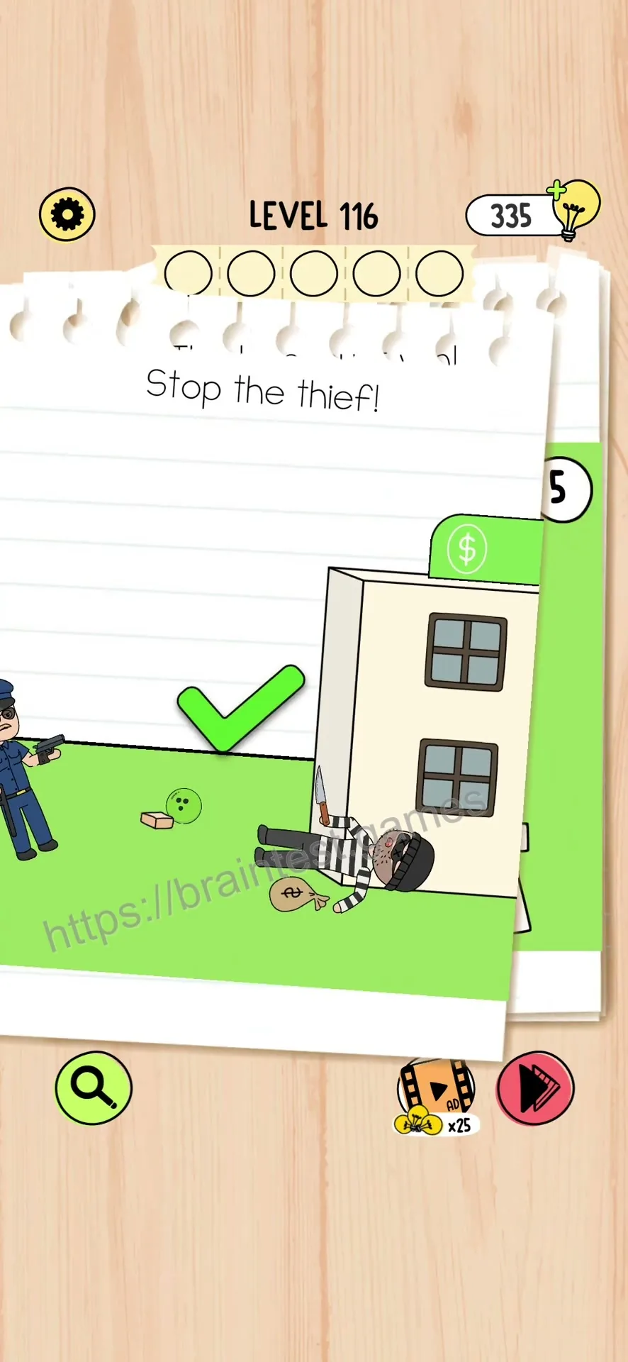 Brain Test 5 Level 116 Step 1 image 2