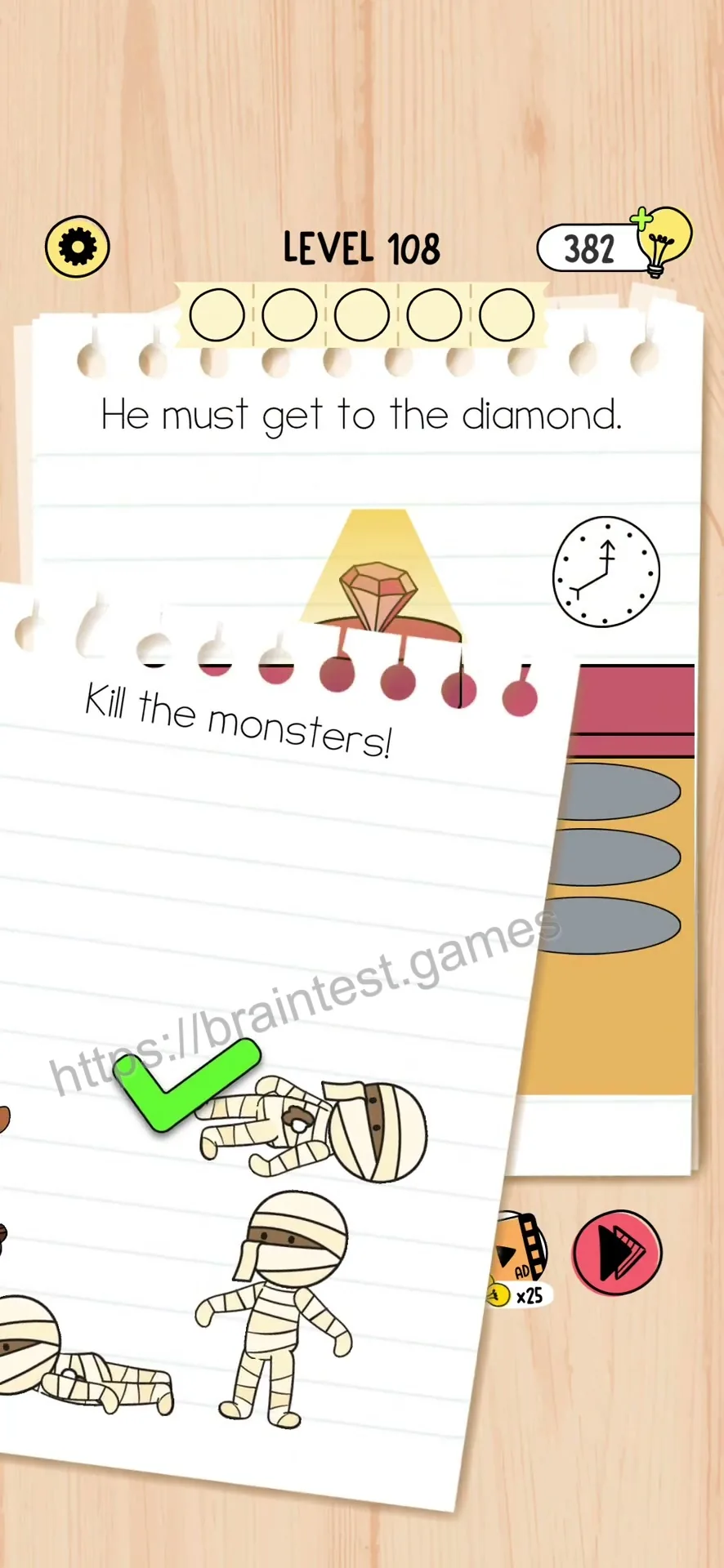 Brain Test 5 Level 108 Step 2 image 2