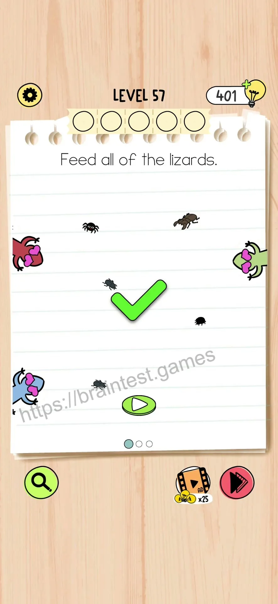 Brain Test 5 Level 57 Step 1 image 2