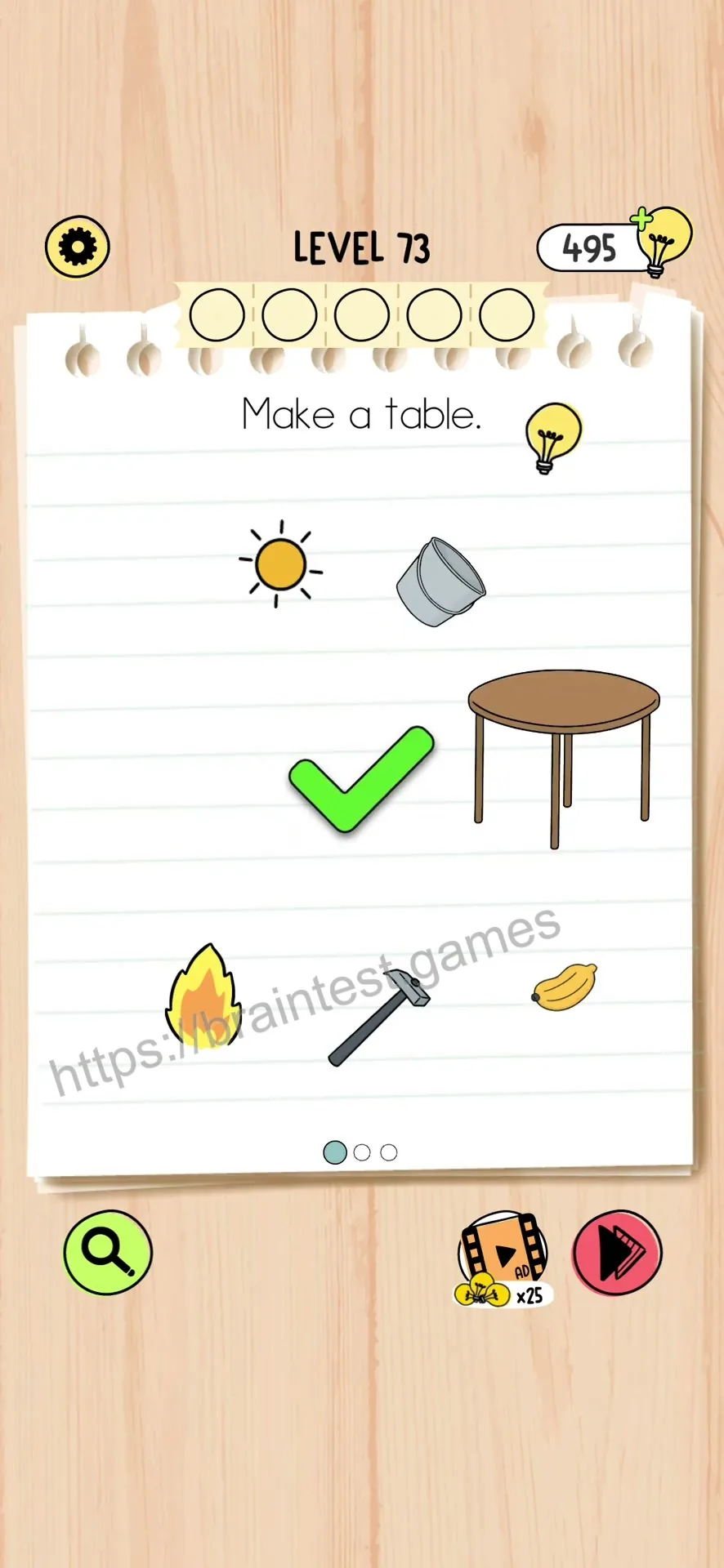 Brain Test 5 Level 73 Step 1 image 2