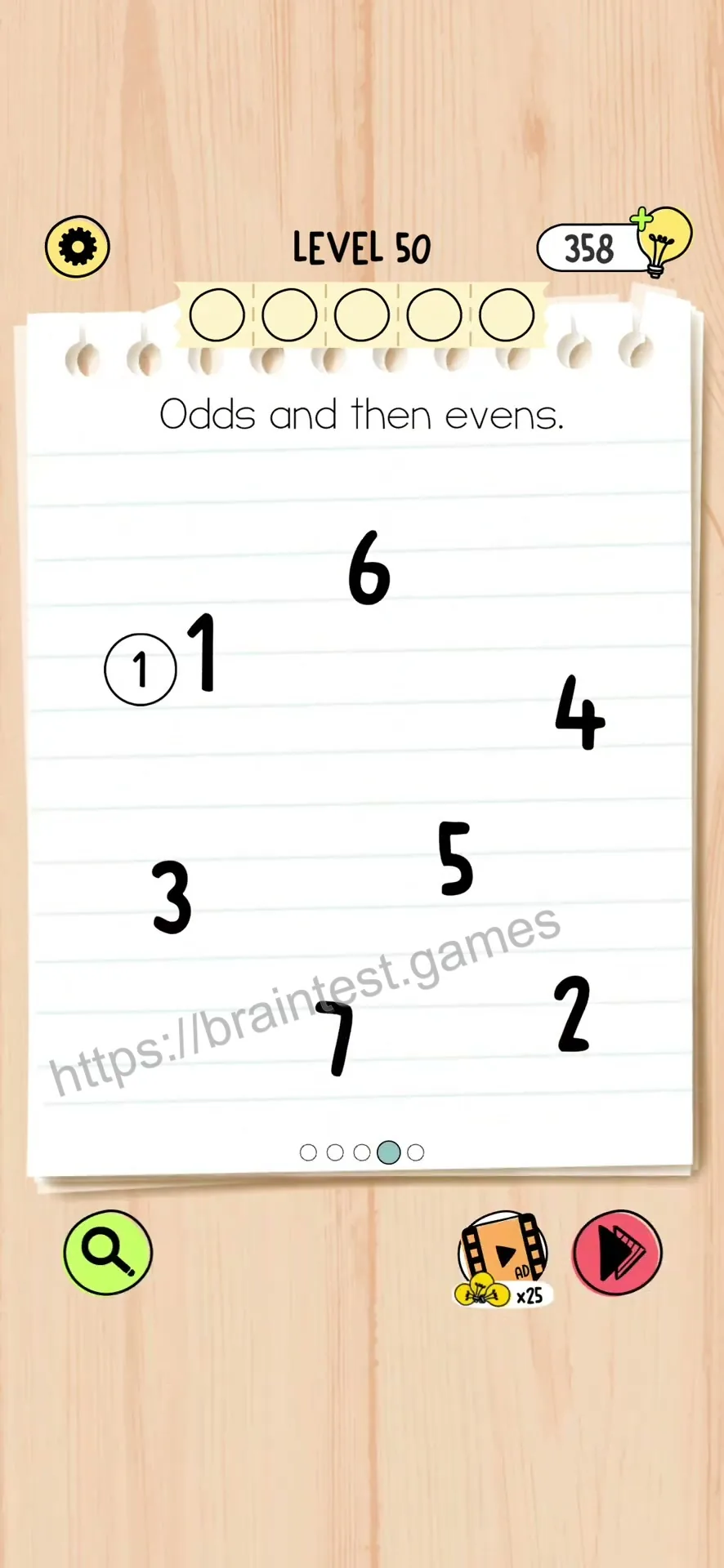Brain Test 5 Level 50 Step 4 image 1