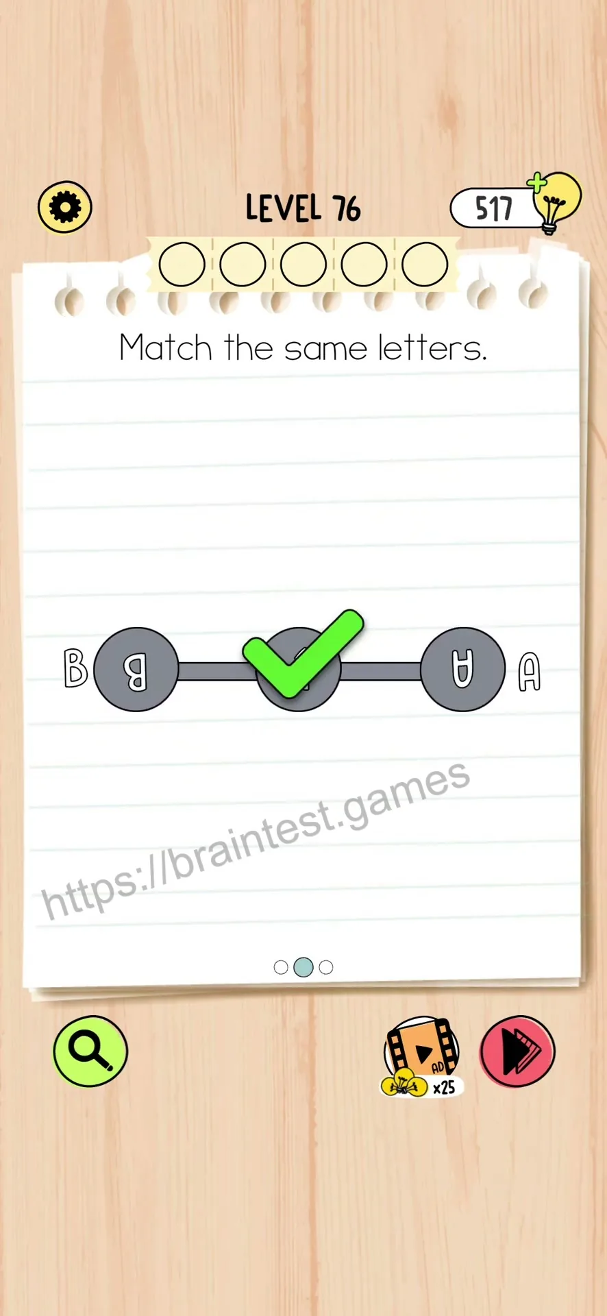 Brain Test 5 Level 76 Step 2 image 2