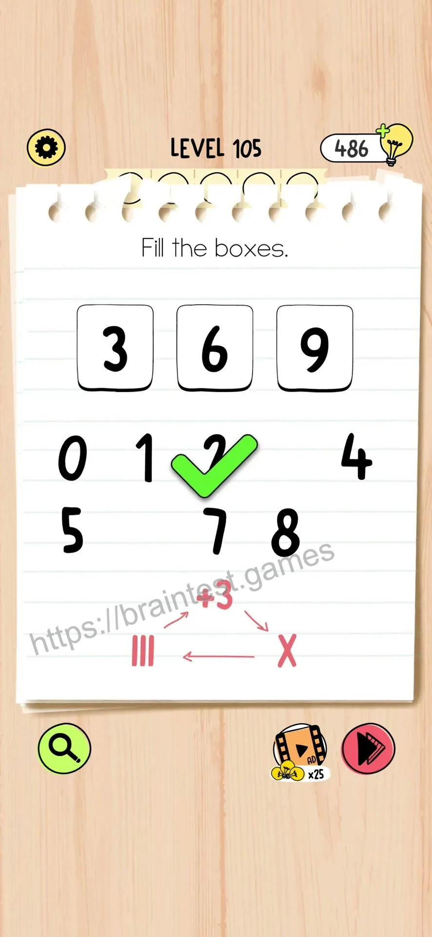 Brain Test 5 Level 105 Step 1 image 2