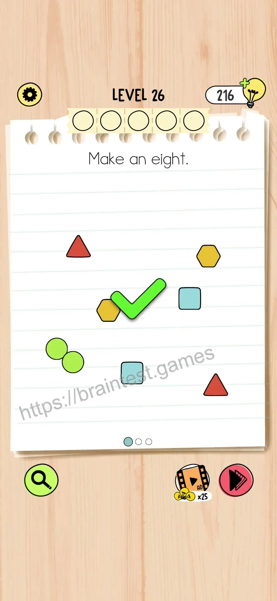 Brain Test 5 Level 26 Step 1 image 2