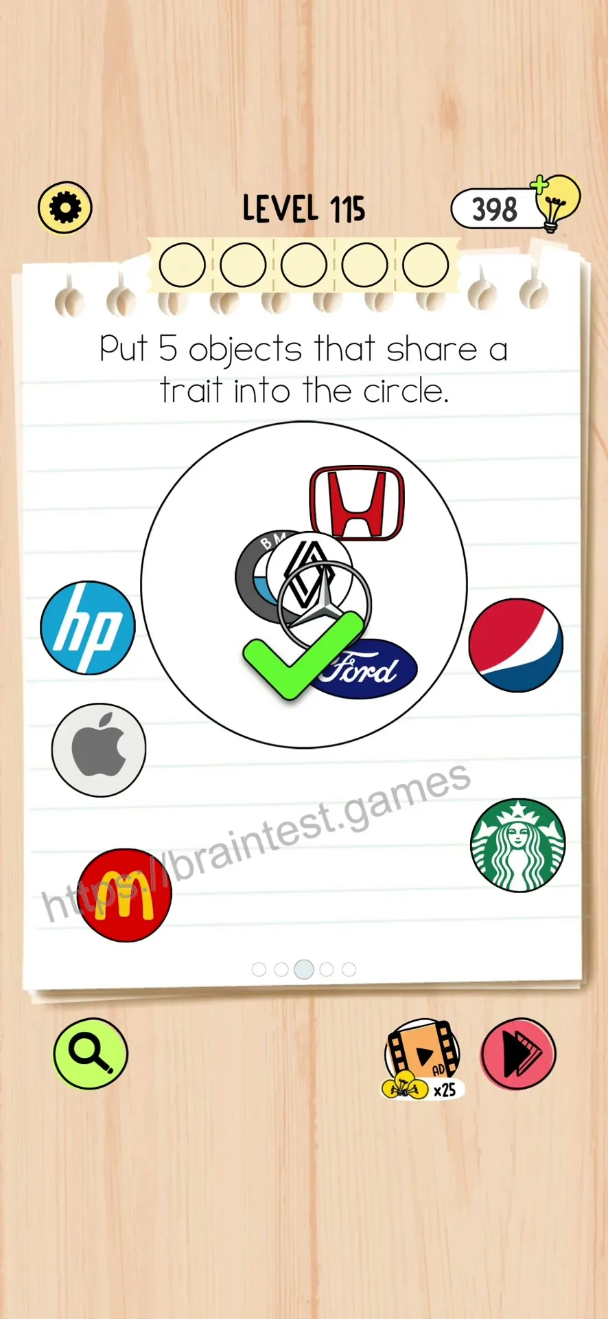 Brain Test 5 Level 115 Step 3 image 2