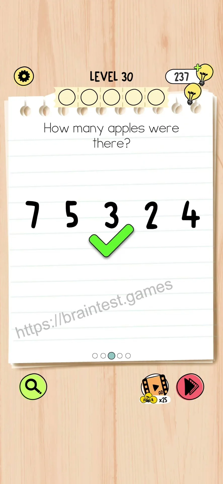 Brain Test 5 Level 30 Step 3 image 1