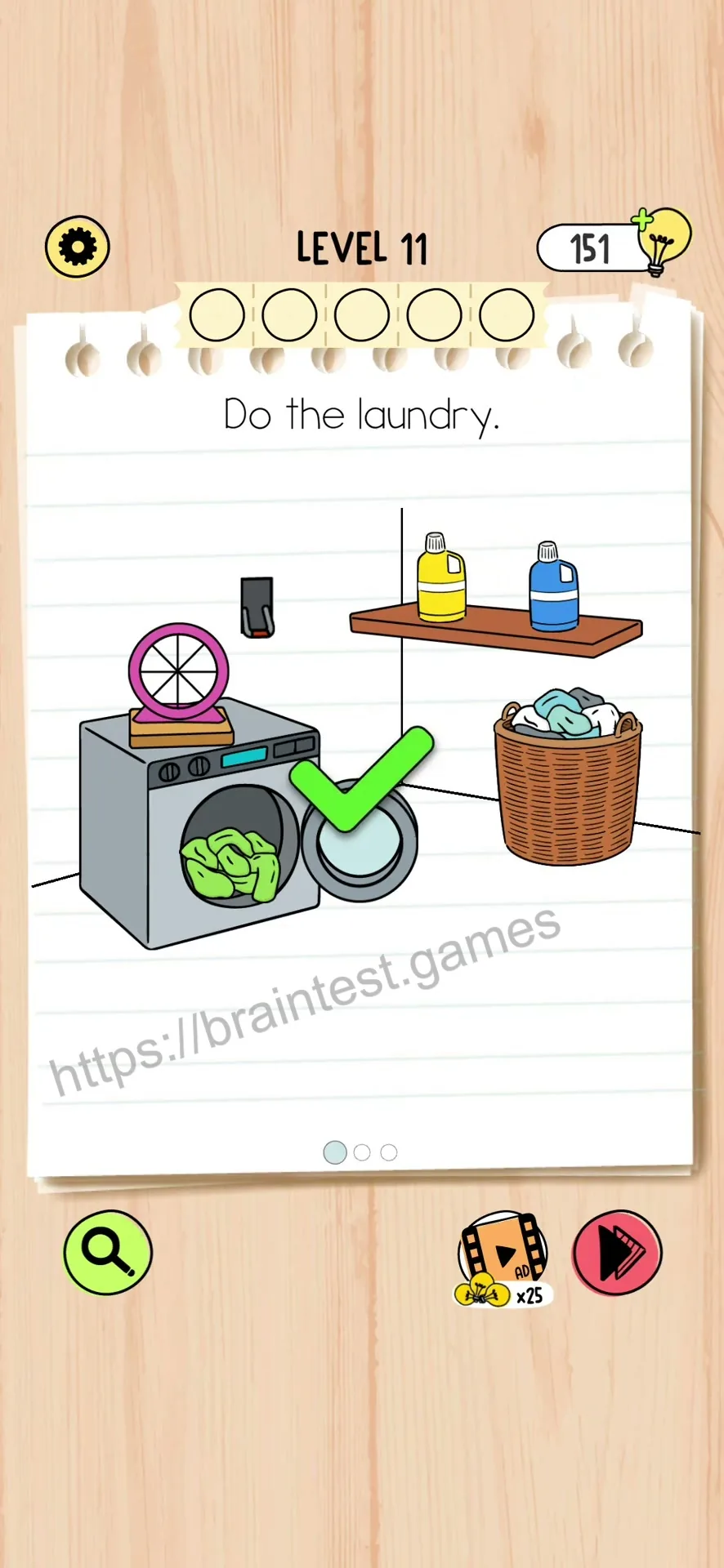 Brain Test 5 Level 11 Step 1 image 2