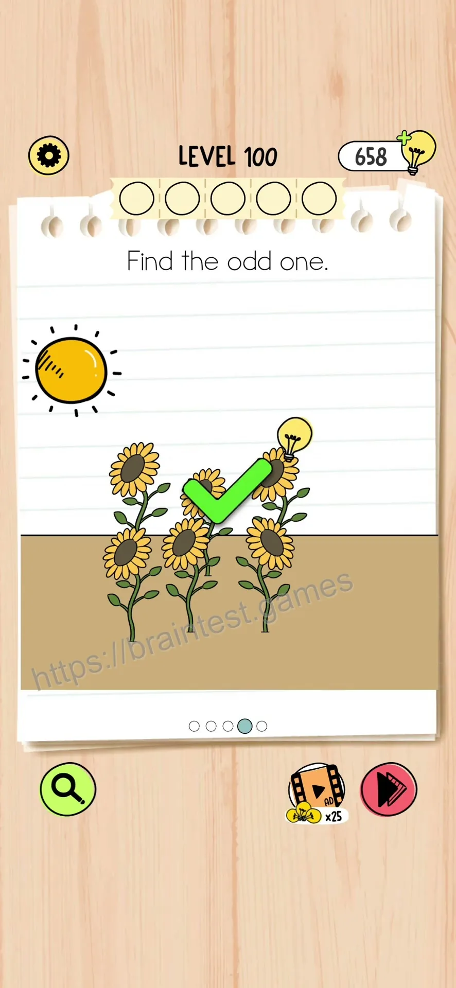 Brain Test 5 Level 100 Step 4 image 1