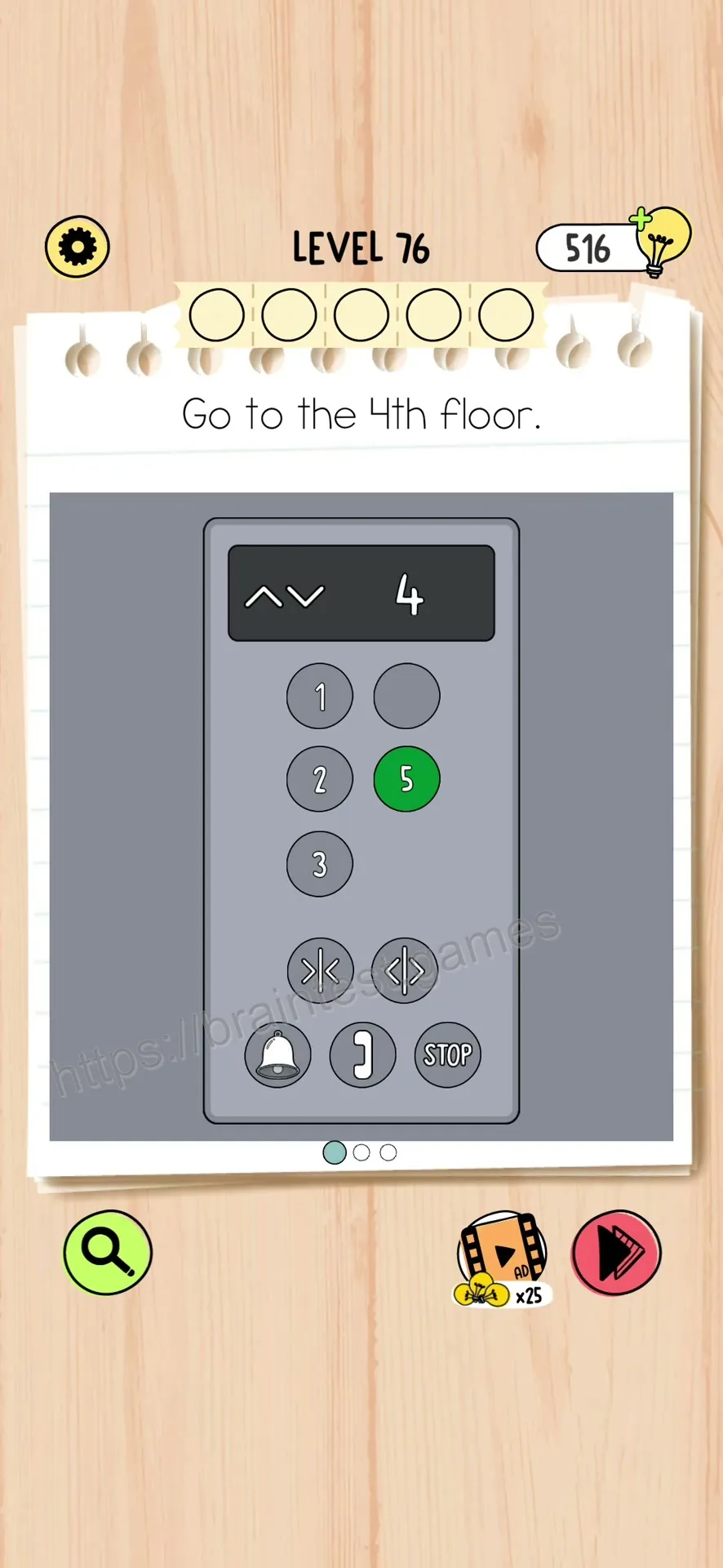 Brain Test 5 Level 76 Step 1 image 1