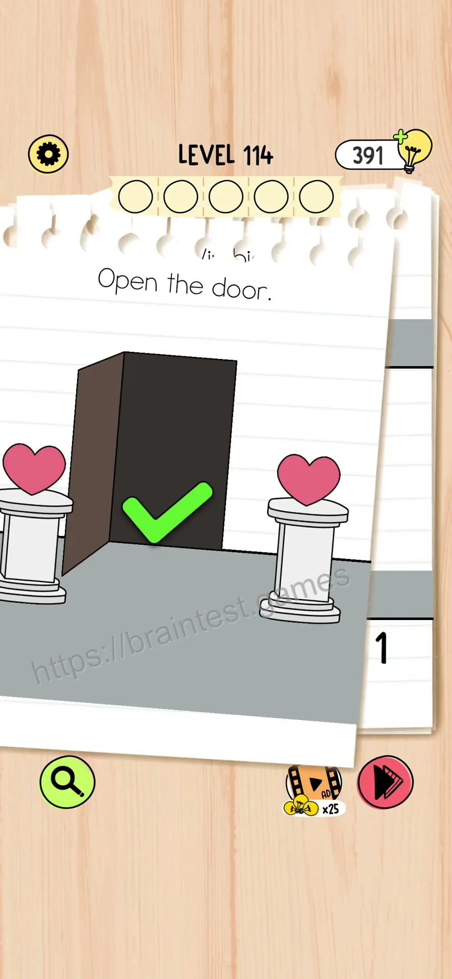 Brain Test 5 Level 114 Step 1 image 2