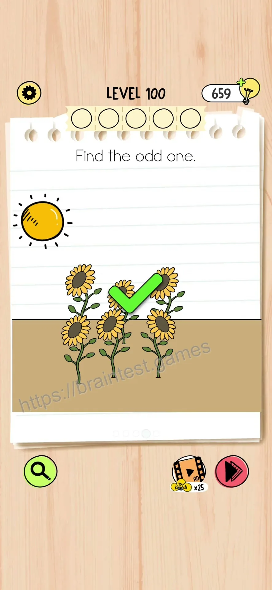 Brain Test 5 Level 100 Step 4 image 2
