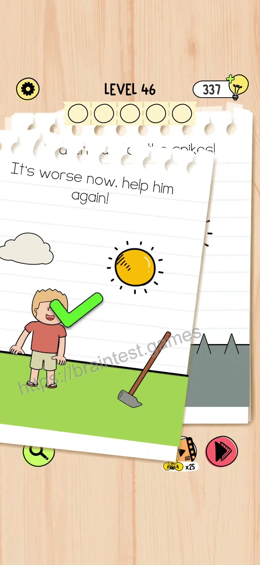 Brain Test 5 Level 46 Step 2 image 2