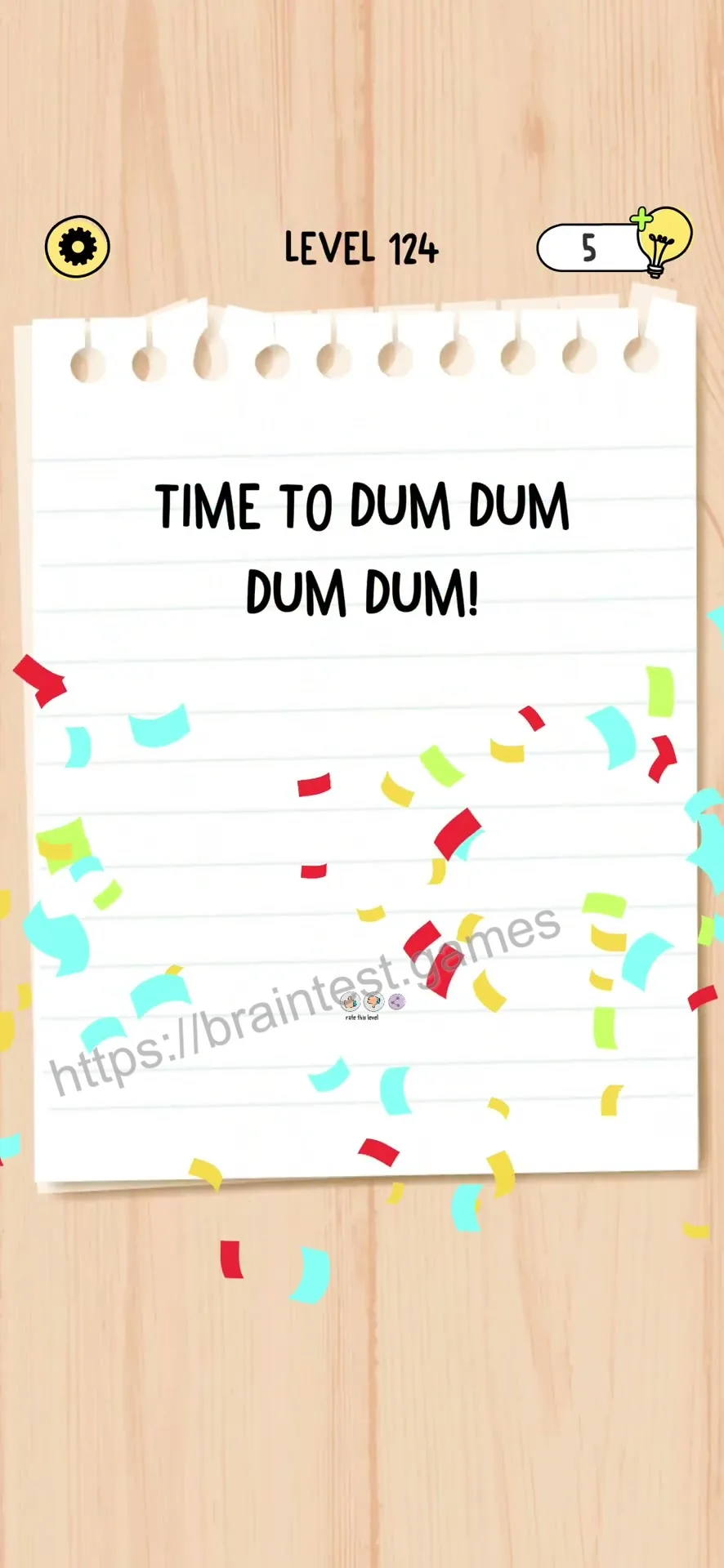 Brain Test 5 Level 124 Step 3 image 1