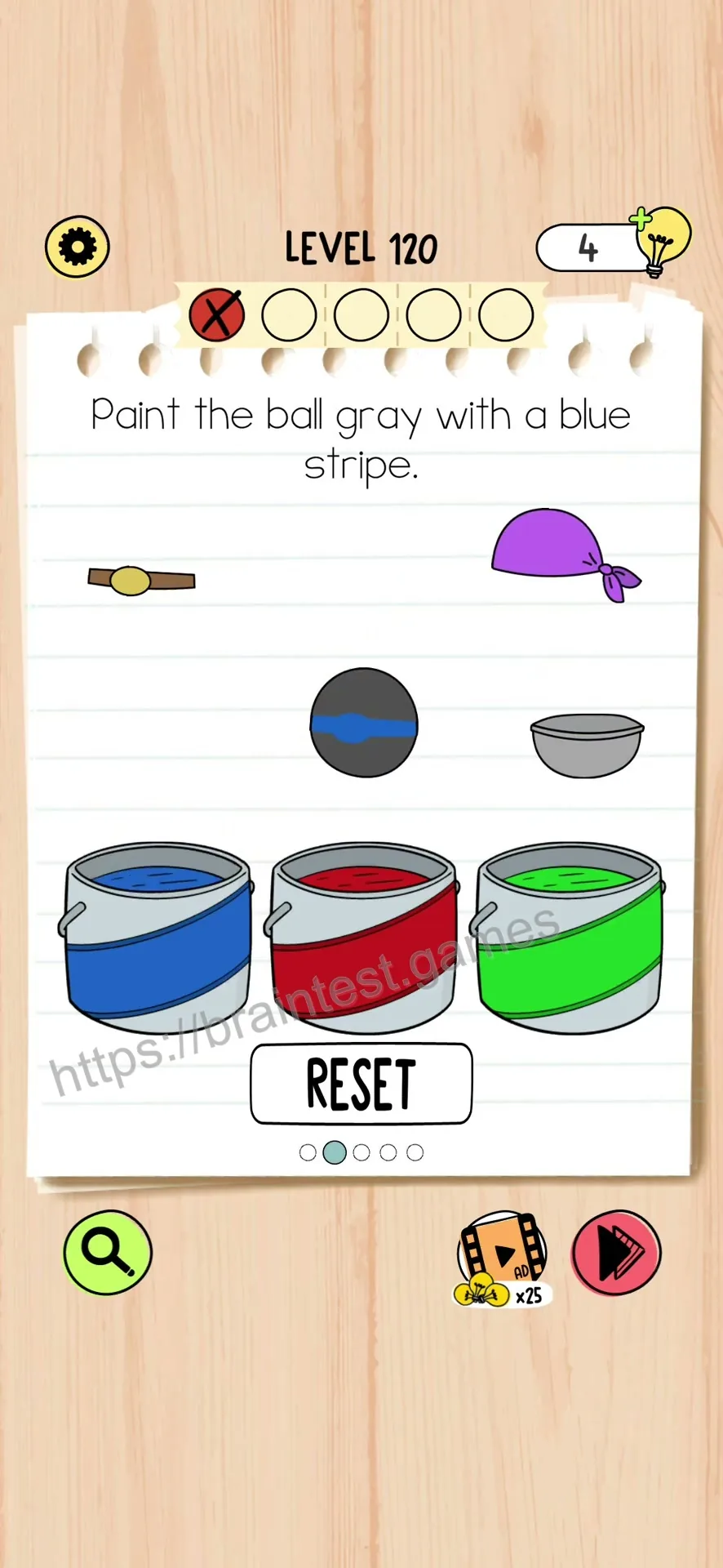 Brain Test 5 Level 120 Step 2 image 1
