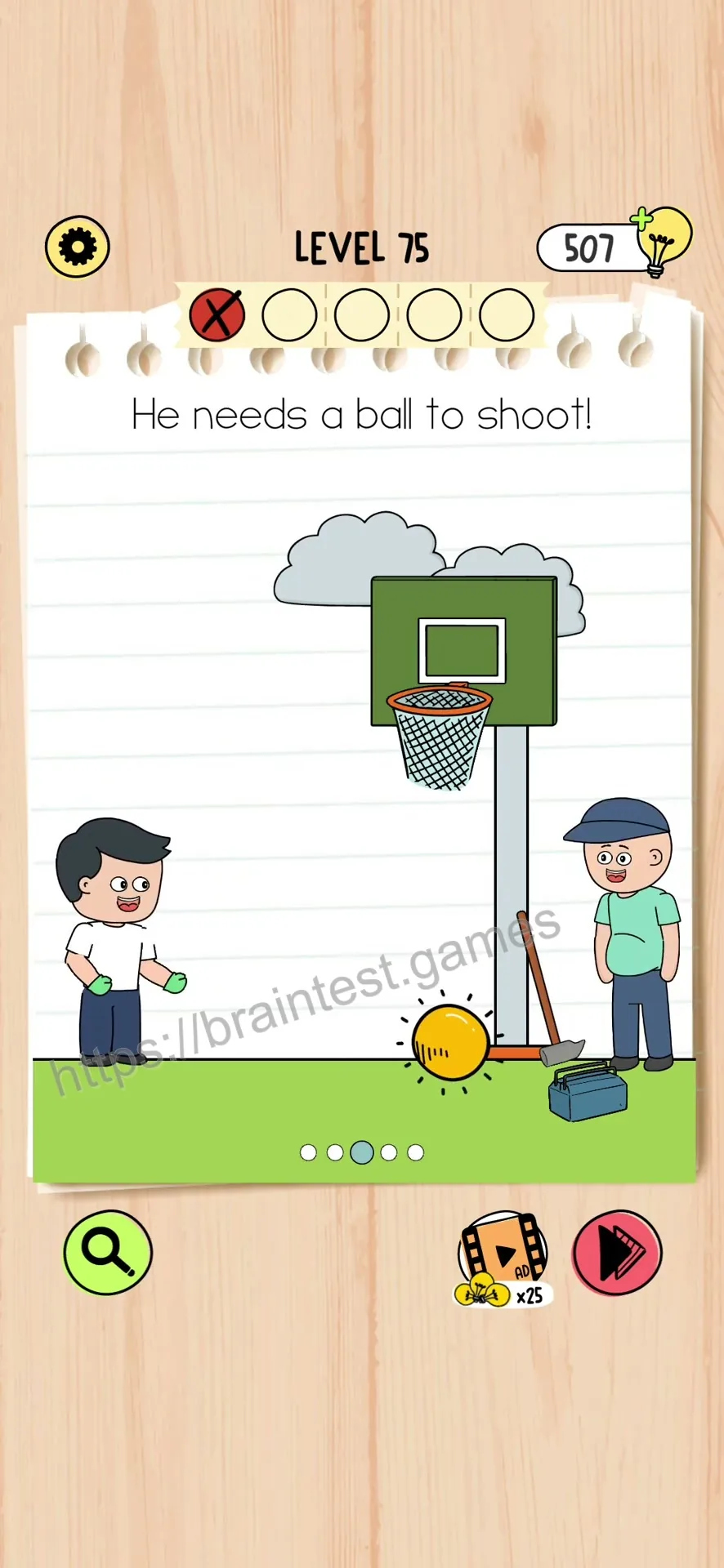 Brain Test 5 Level 75 Step 3 image 1