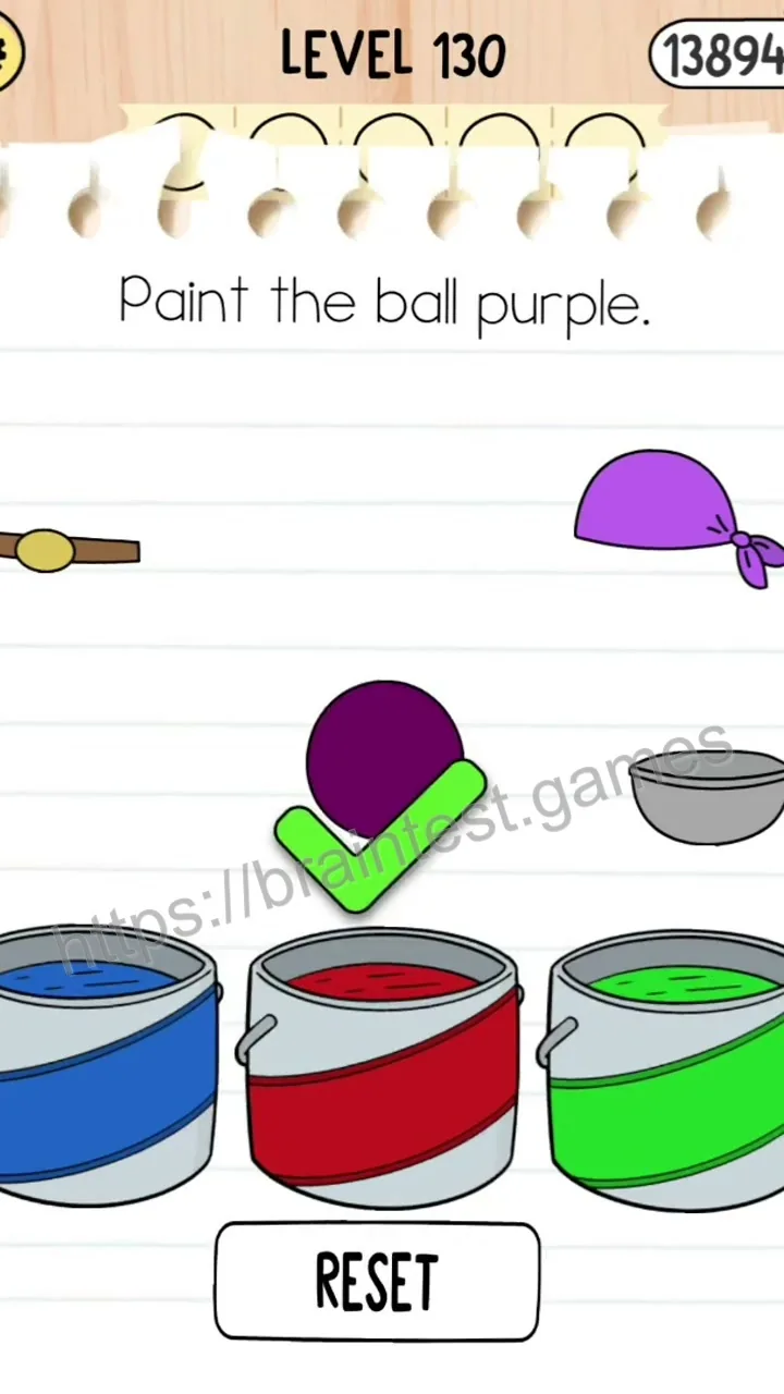 Brain Test 5 Level 130 Step 1 image 2