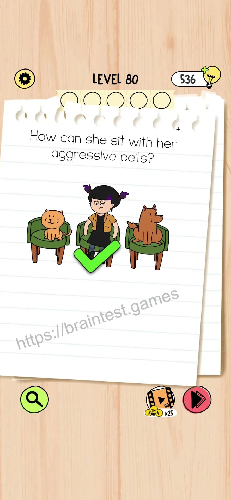 Brain Test 5 Level 80 Step 1 image 2