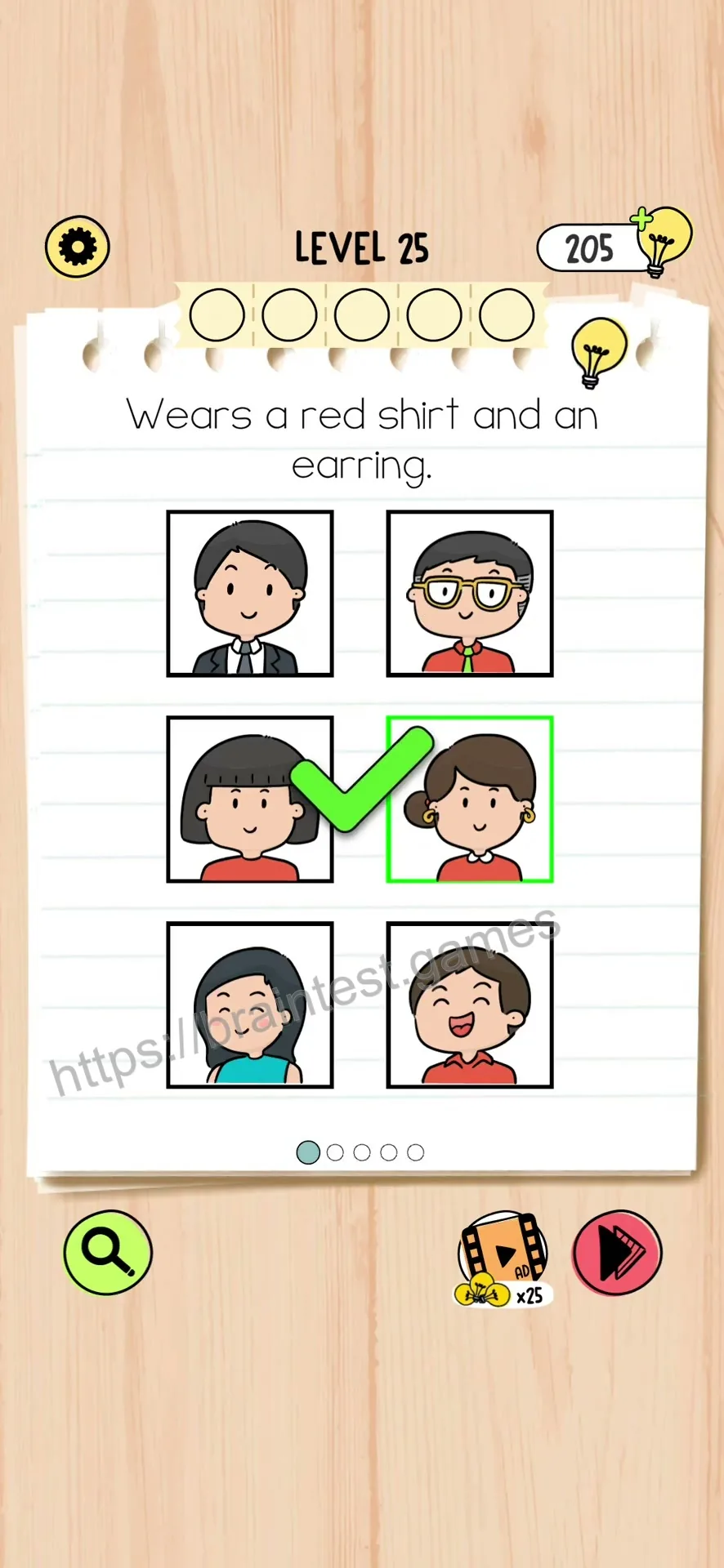 Brain Test 5 Level 25 Step 1 image 2