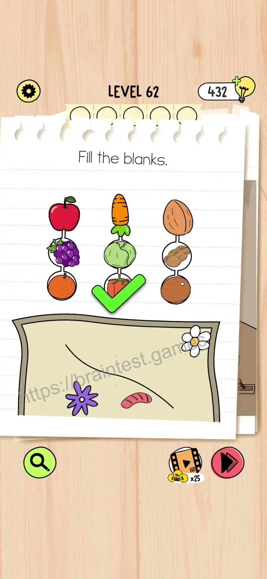 Brain Test 5 Level 62 Step 2 image 2