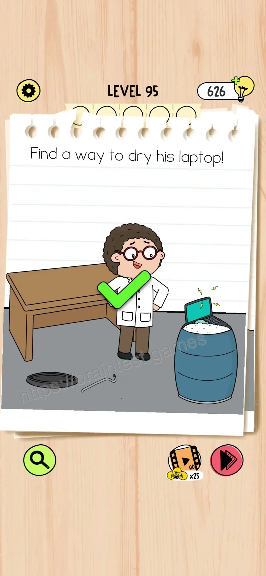 Brain Test 5 Level 95 Step 1 image 2