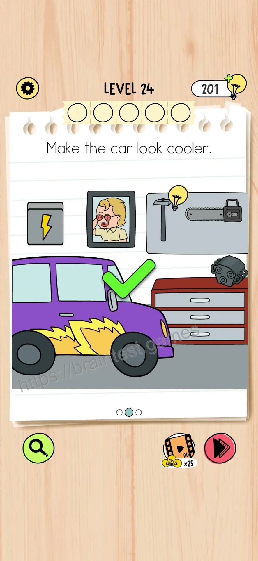 Brain Test 5 Level 24 Step 2 image 2