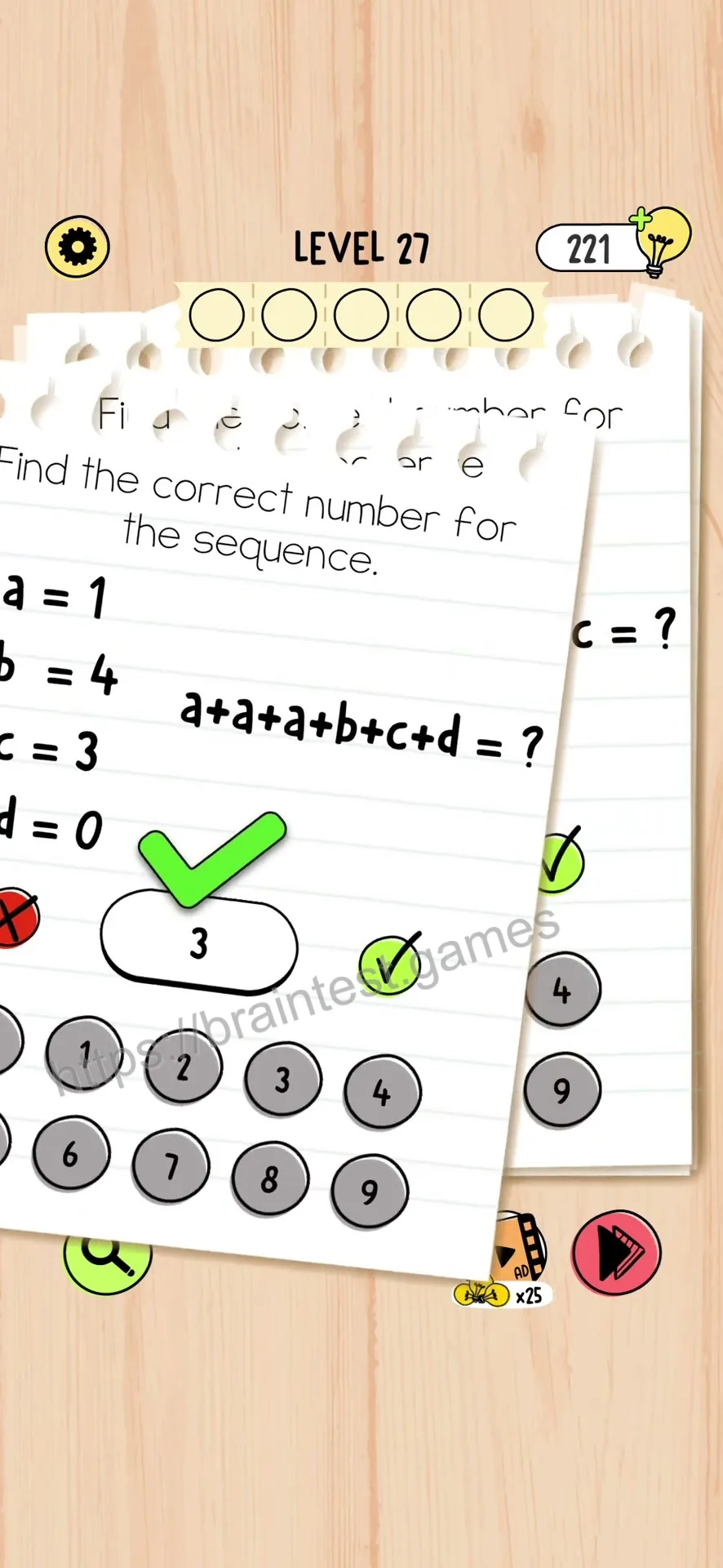 Brain Test 5 Level 27 Step 1 image 2