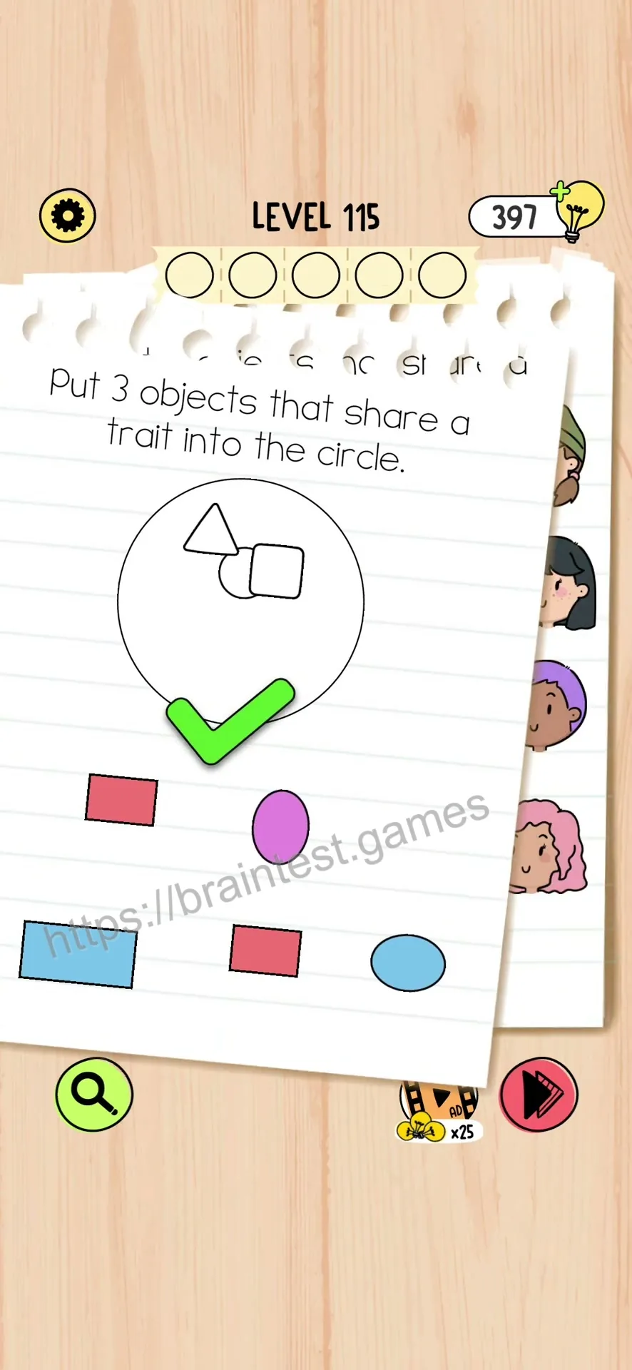 Brain Test 5 Level 115 Step 1 image 2