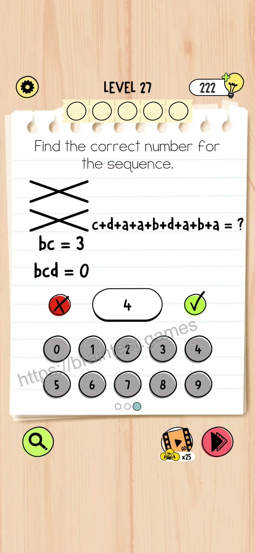 Brain Test 5 Level 27 Step 3 image 1