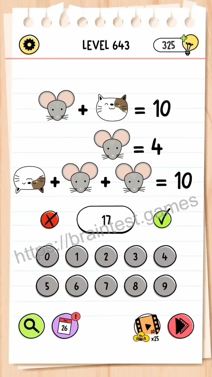 Brain Test Level 643