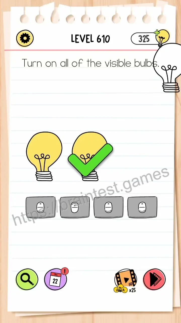 Brain Test Level 610 - Step 2