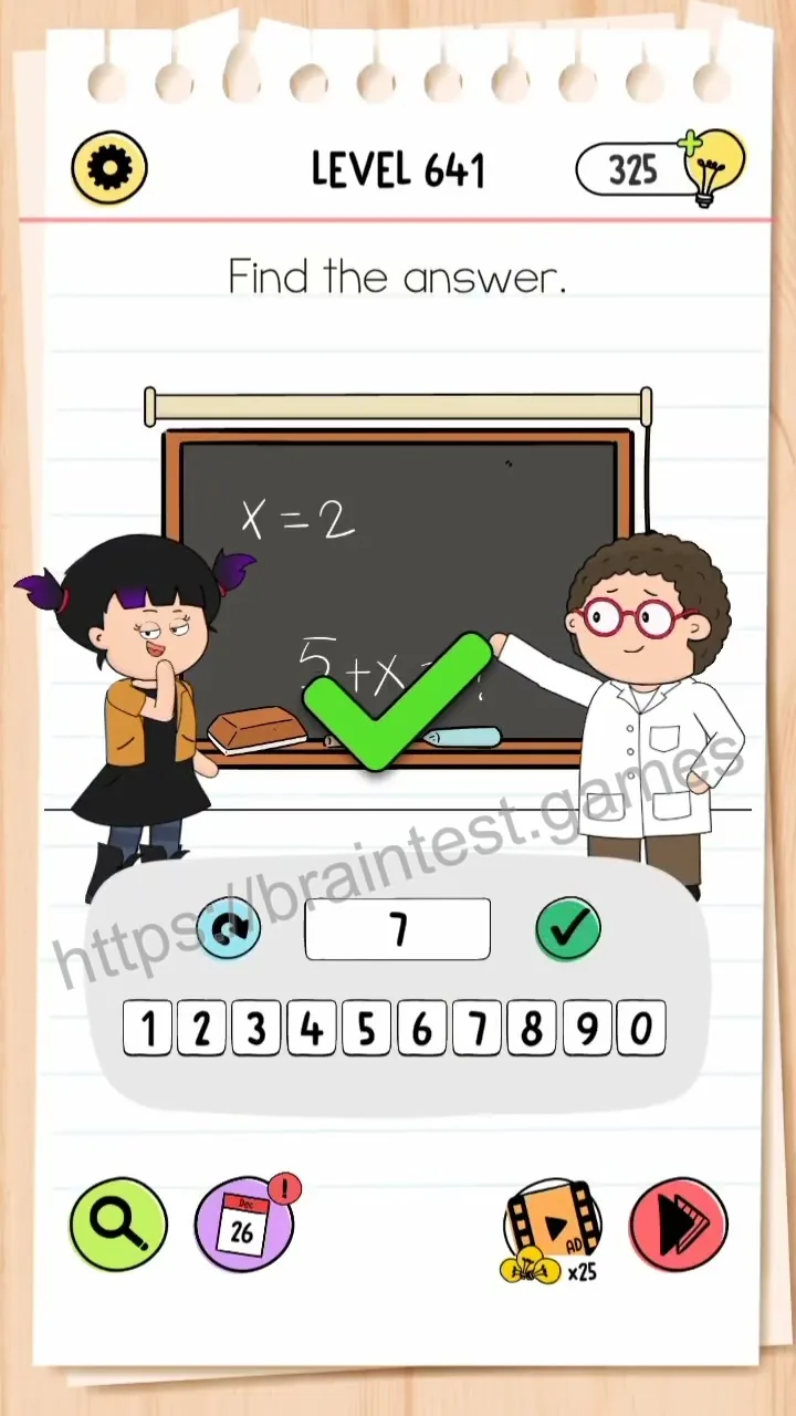 Brain Test Level 641 - Step 2