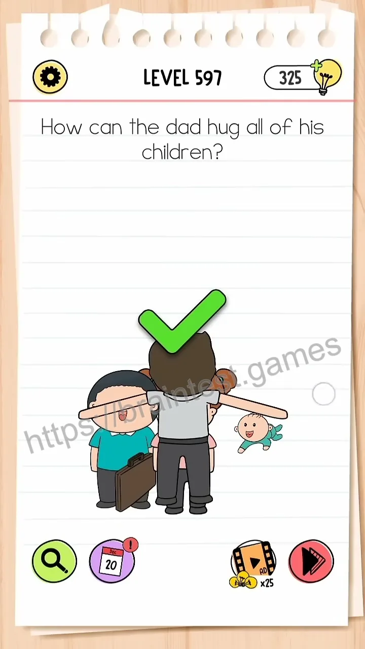 Brain Test Level 597 - Step 2