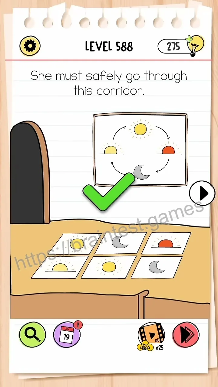 Brain Test Level 588 - Step 2